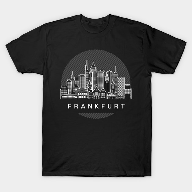 Frankfurt Germany Skyline T-Shirt by travel2xplanet